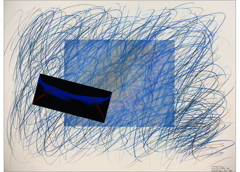Artwork entitled Envelope Series, No. 33, Empirical Noise