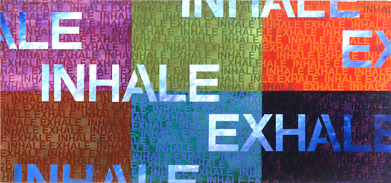 Artwork entitled Inhale Exhale Clouds II
