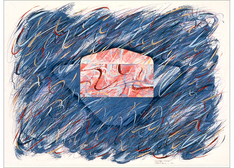 Artwork entitledEnvelope Series, No. 37, Pathos/Storm, (after Roland Barthes)