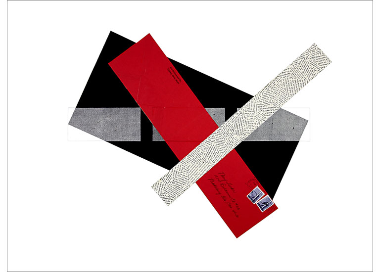 Artwork entitled Rectilinear Collage Study, No. 10